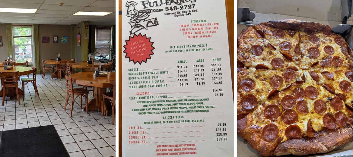 Fullerino's Menu