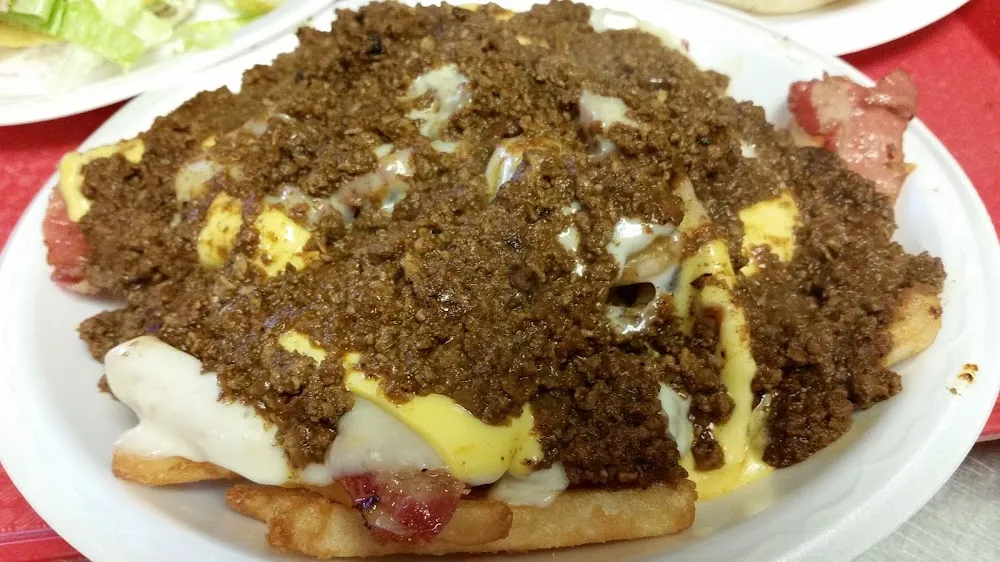 Cheeseburger Full Platter with Meatsauce