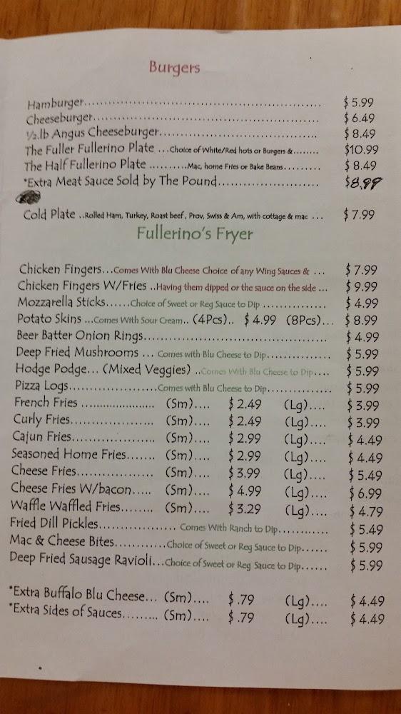 Fullerino's Menu image 4